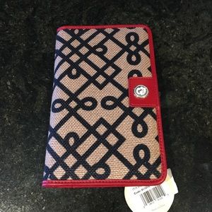 Spartina 449 Navy & Beige 1715 Snap Wallet